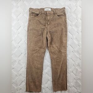 Frank & Eileen Derry Illusion Jeans Womens 32 Brown